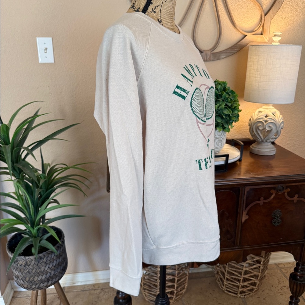 Refined Canvas Hamptons Tennis Club Graphic Top - Picture 6 of 12